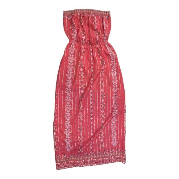 JOIE Silk Long Dress Salmon Color Sleeveless 
Size: S Long Summer - Picture 8 of 14